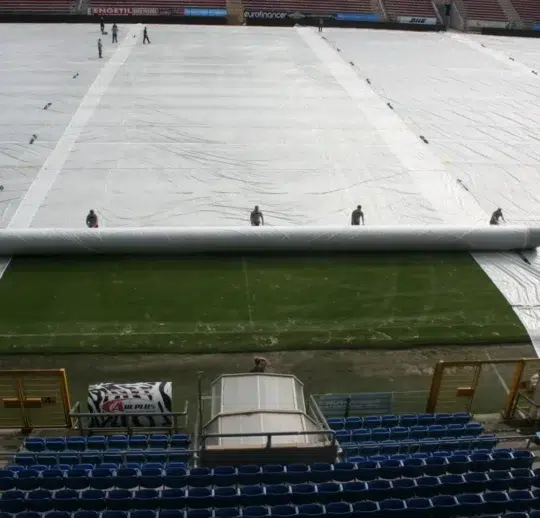 Pitch protection for Sporting Charleroi in Belgium