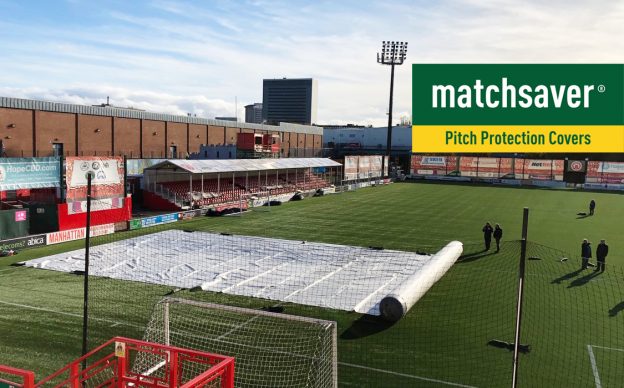 New Matchsaver pitch covers delivery to Scotland – Hamilton Academicals FC
