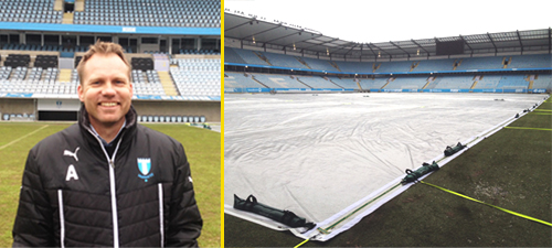 Customer Feedback from Malmö Swedbank Stadion, Matchsaver Air Roller System