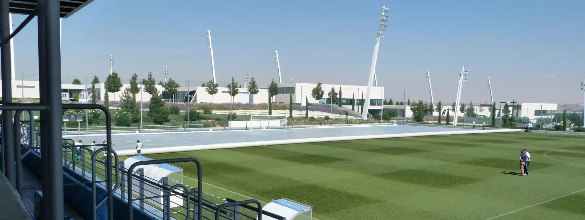 Real Madrid pitch protection covers training ground Case Study