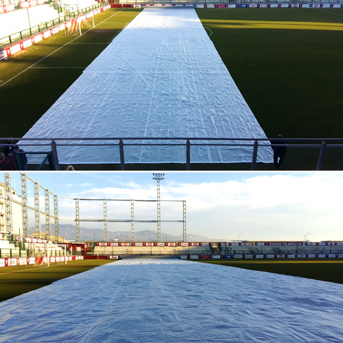 Matchsaver deliver AR8 pitch covers to Torino’s new training facility
