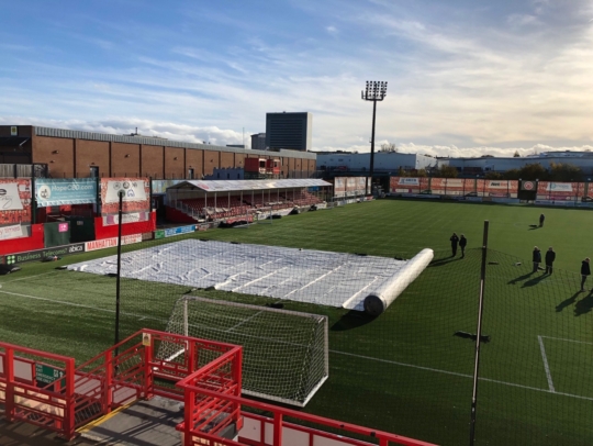 Matchsaver air roller covers at Hamilton in Scotland