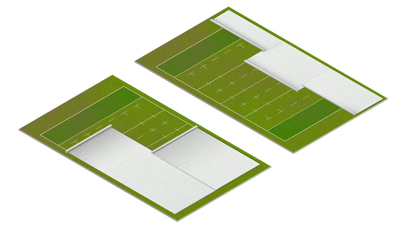 AUTOMATED PITCH PROTECTION COVERS FOR RUGBY