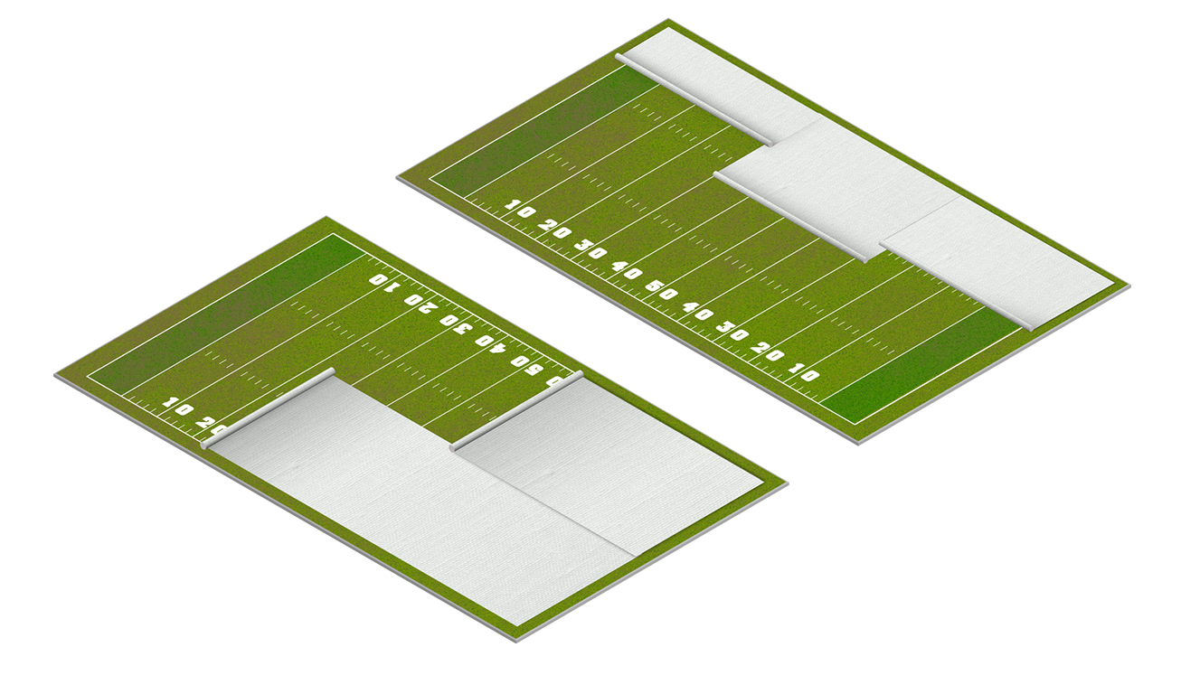 AIR ROLLER FIELD PROTECTION COVERS FOR AMERICAN FOOTBALL