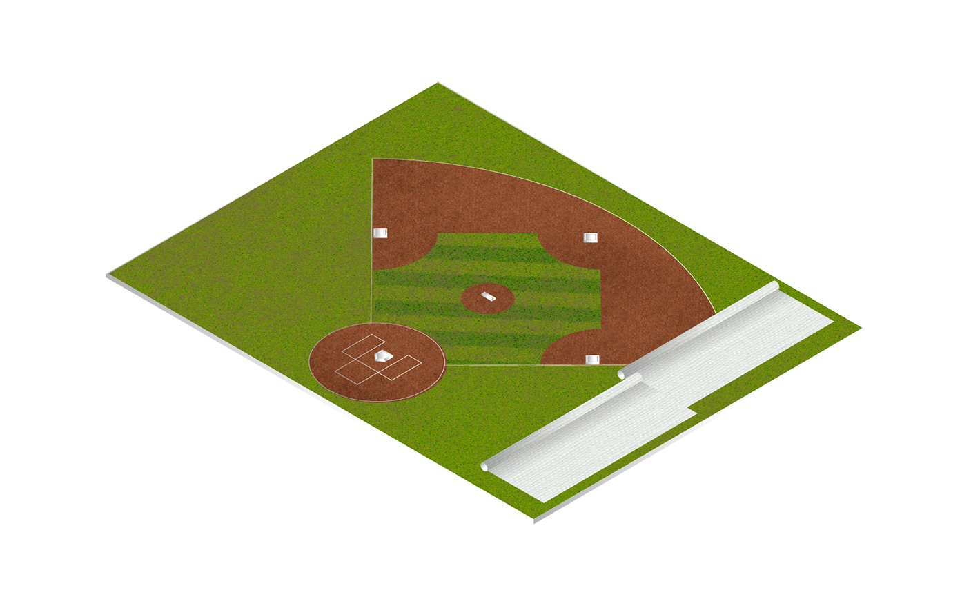 baseball field air roller