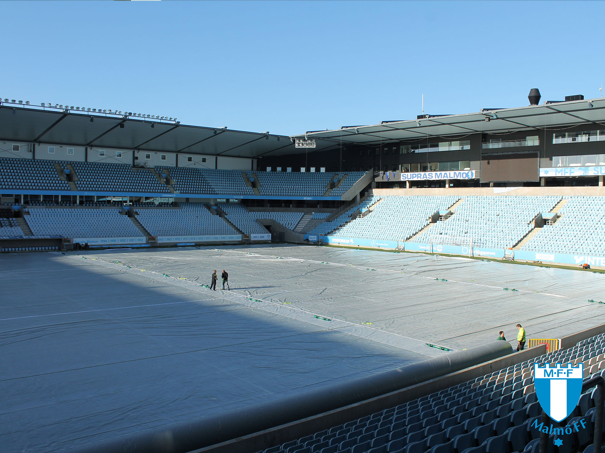 Malmo FF pitch protection covers