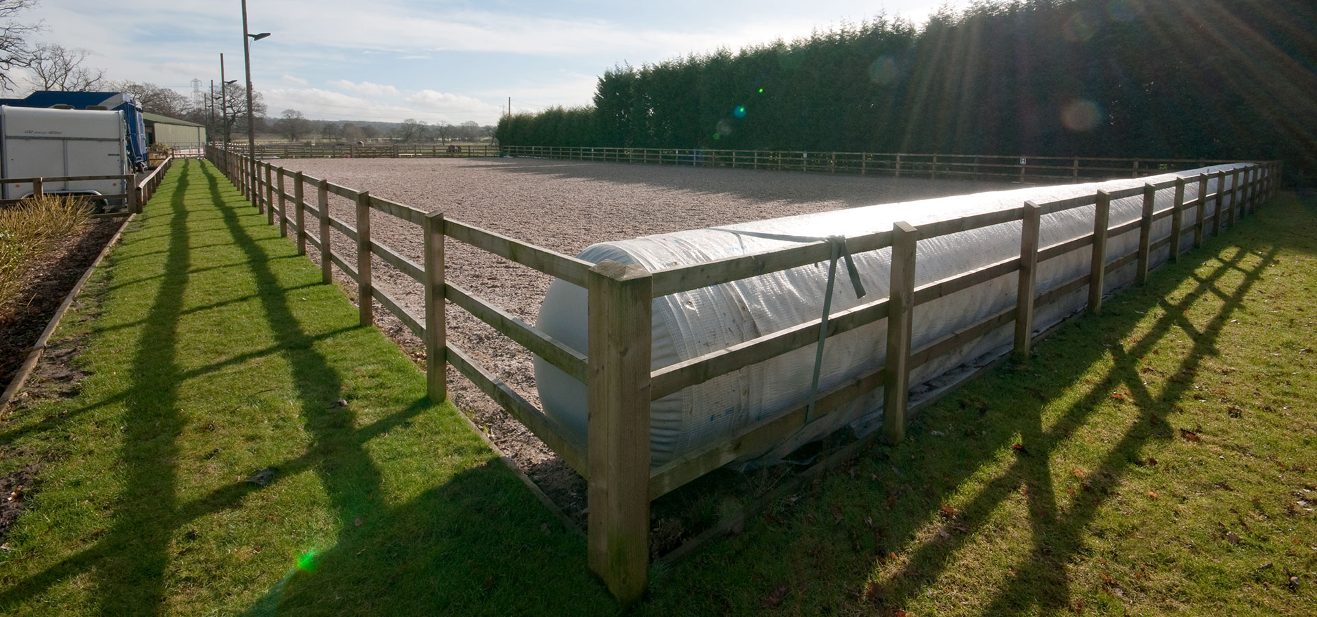 equestrian arena protection cover