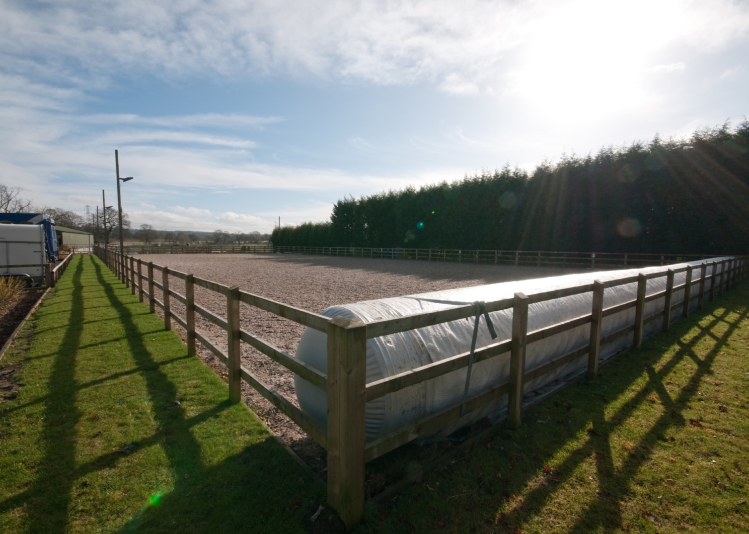 Air Roller Equestrian arena protection covers